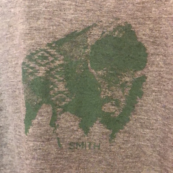 Smith Optics ~ W’ s/s cap sleeve Bison Tee ~ Lrg - Picture 3 of 5
